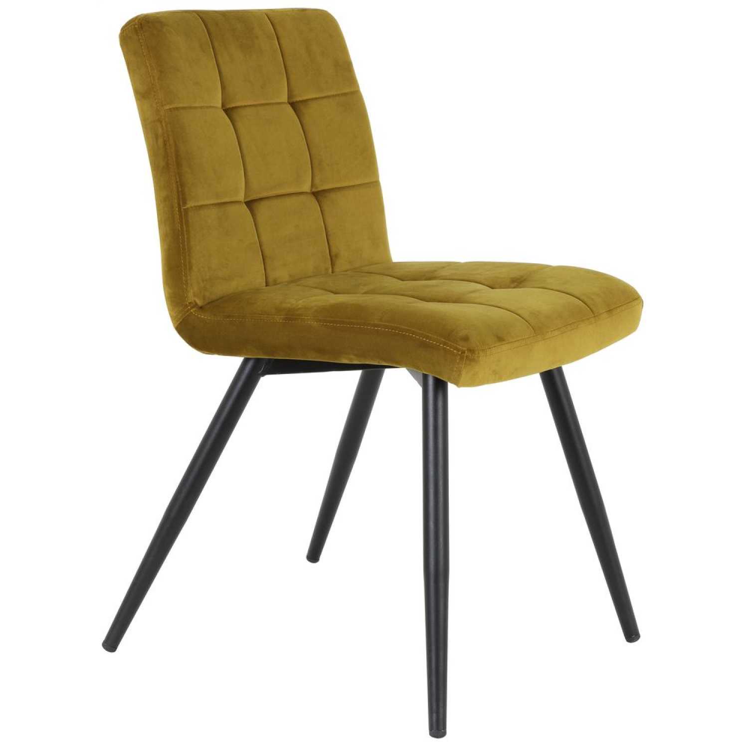 Light and Living Olive Dining Chairs - Set of 2 - Yellow